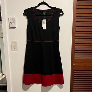 Spense Black and Red Mini Dress